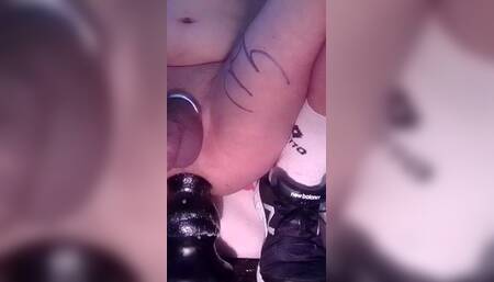 Anal Dildos Make Big Cock Squirt Precum Like Hell