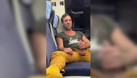 Tim Blesh Train Ride with Cumshot