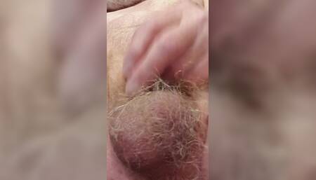 Tiny Dick Peeing and Cumming