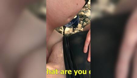 Unwelcome Outdoor Fuck After Being Caught Naked