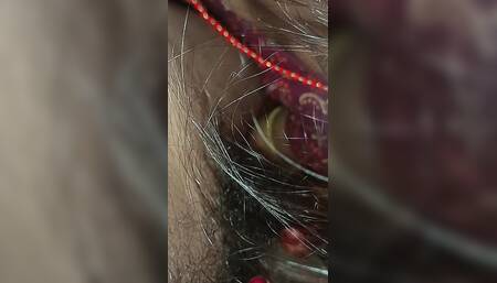 Hot Rustic Sister-in-law's First Time Hot Video of Water Falling in Chut