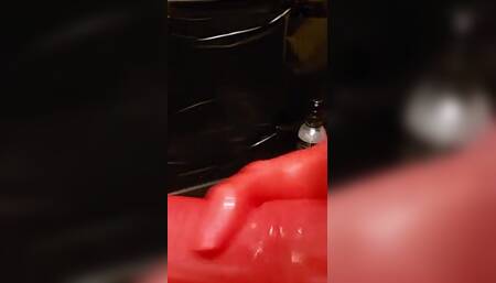 Today Is It Red / Red Latex Gloves