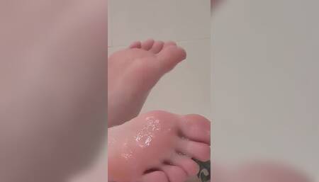 Toes in a Bubble Bath