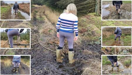 Muddy Woods and Moors in Wellies