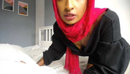 MoaningHijabi MILF Begs4Masters White Cock+Cum!