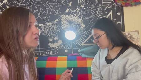 CIGARETTE - YULIANA AND SEPTEMBER SMOKE TOGETHER