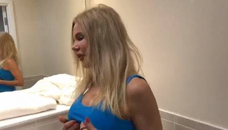 after being pee on i have shower get naked