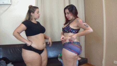 THEY GOT FAT AND ARE GOING TO TRY ON CLOTHES (chubby)