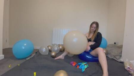 P2P Pump to POP my Cattex 19 balloons with me!!