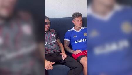 He Came to Watch a Soccer Game and I Scored a Goal with My Cock