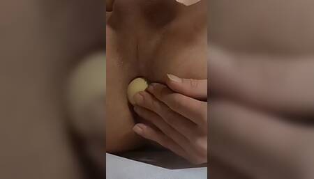 Femboy Fucking with a Big Cock and Billar Ball