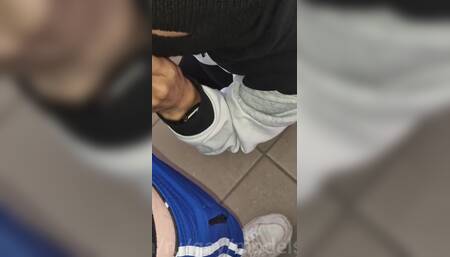 Get on Your Knees for Cum! by the Entrance of the House, Fountains of Cum on a Sissy Femboy! Eat All My Cum, Bitch!
