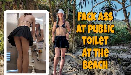 Fack Ass at the Beach Public Toilet