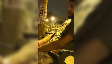 Jerking off in the street and getting caught multiple times