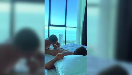 Hot Guys Fucking with Nice View