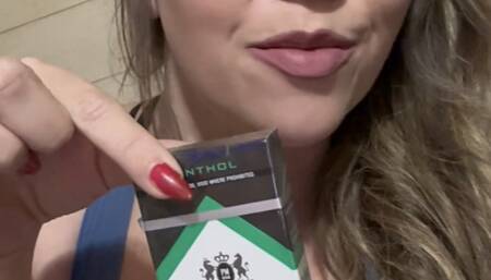 Relaxed Trying Marlboro Menthol Black 100s