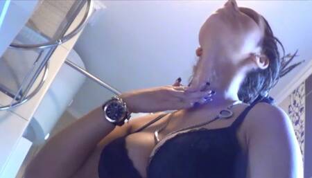 CREAMY RUBBING THROAT-FULL VIDEO