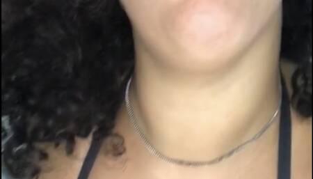 SMOKING A CIGARETTE AND RELAXING MY BODY, WITH MY BREASTS OUT