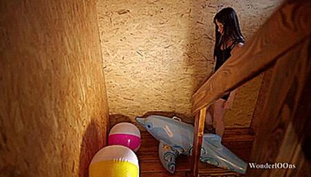 Angry Irene popping and deflate