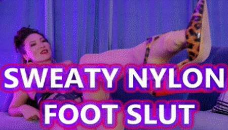 Sweaty Nylon Foot Slut - Mz Kim Asian Goddess Foot Domination With Sweaty Feet, Vintage Stockings, Foot Slave Training