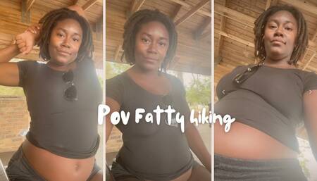 Pov fatty hiking