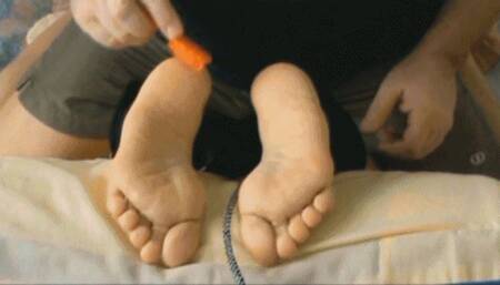 Alessandra in best scenes with the terrible red brush