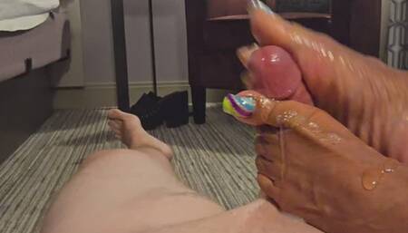 White Boys Can Shoot - Wrinkled Soles & Toes Foot Job With Shooting Cumshot