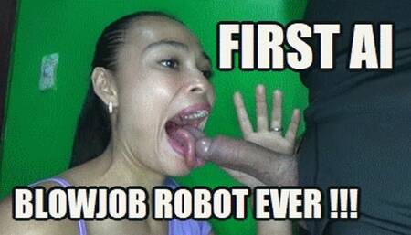 ROBOTS 241117BB SARAI HISTORIC FIRST AI BLOWJOB ROBOT EVER WHICH CAN SAY DIRTY WORDS WHILE SUCKING COCK (FULL HD MP4 VERSION)