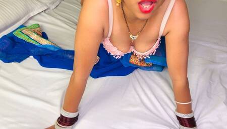 Ramu Slave and Mistress on the First Day the Dick Thirsty Mistress Got Fucked by Her Servant Talking Dirty