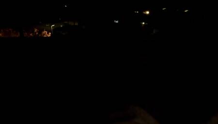 Masturbation on the Balcony Almost Caught by a Walker