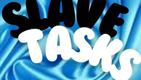 Slave tasks for feminized sissy bitches