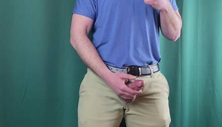 Edging All Day for a Huge Cumshot Finish