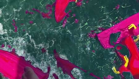 Giantess Special effects - Jet Ski Race Ruined by Giantess MXDominion 1080, fantasy, giantess, soles