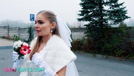 WOW CONTENT young bride fucks random van driver instead of marriage