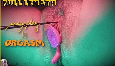 Orgasm Audio! Full Video! Clamp and Tease to Pussy Play Orgasm