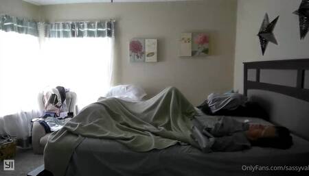 GILF Sassyval Caught Masturbating on Cam Again!