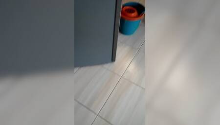 Fucking Step Mommy's Big Tits! Cleaning. Dirty Talk From Naked Stepmom