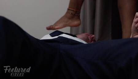 I love slapping your pathetic face with my feet