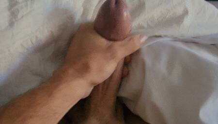 Morning wood cumshot