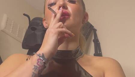 PVC smoking goddess