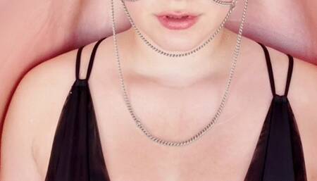 Zelda enchantress makes you goon over her boobies JOI