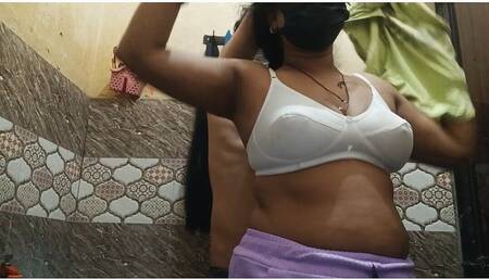 Served's Sister in Law Left Naked in the Bathroom