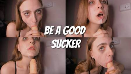 POV Deepthroat blowjob from a wet whore