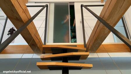 Masturbation on stairs