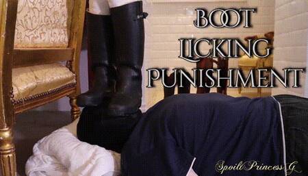 Boot Licking Punishment
