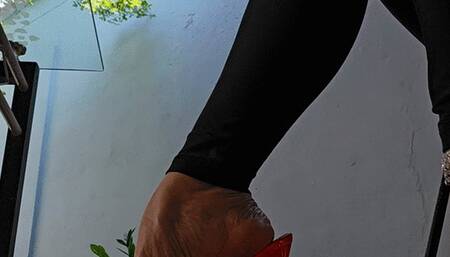 Milah Arches The absolute Queen of the Highly Arched Feet 2 Red Kiaras