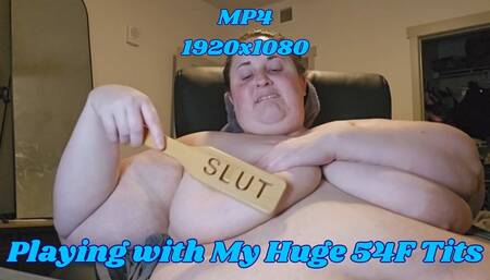 SSBBW RACHEL PLAYS WITH HER 54F TITS MP4 1920x1080