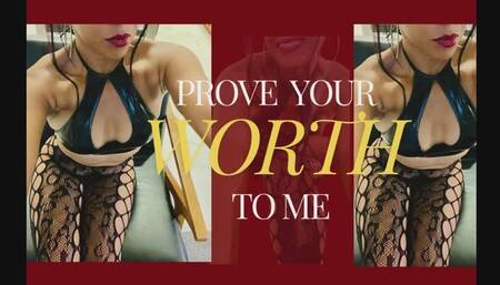 Prove Your Worth to Me (Audio Only)
