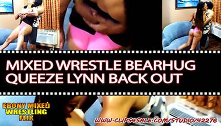 Mixed Wrestle Bearhug Squeezing Lynn Back Out MPEG4