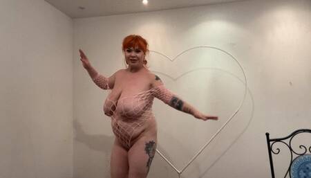 Blowing balloons in fishnet 1